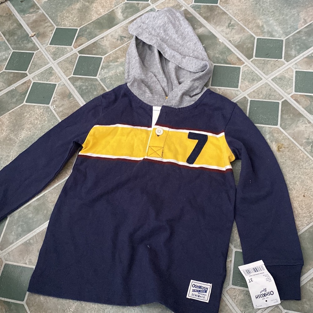 OSHKOSH BIGOSH 🏷️ new ✨Long sleeve varsity style